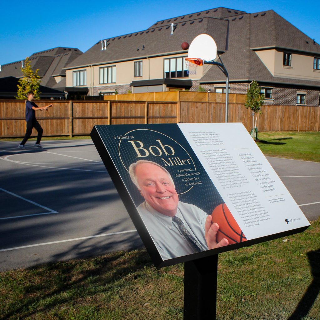 St. Catharine’s park officially opens honouring Bob Miller’s contributions to the community.